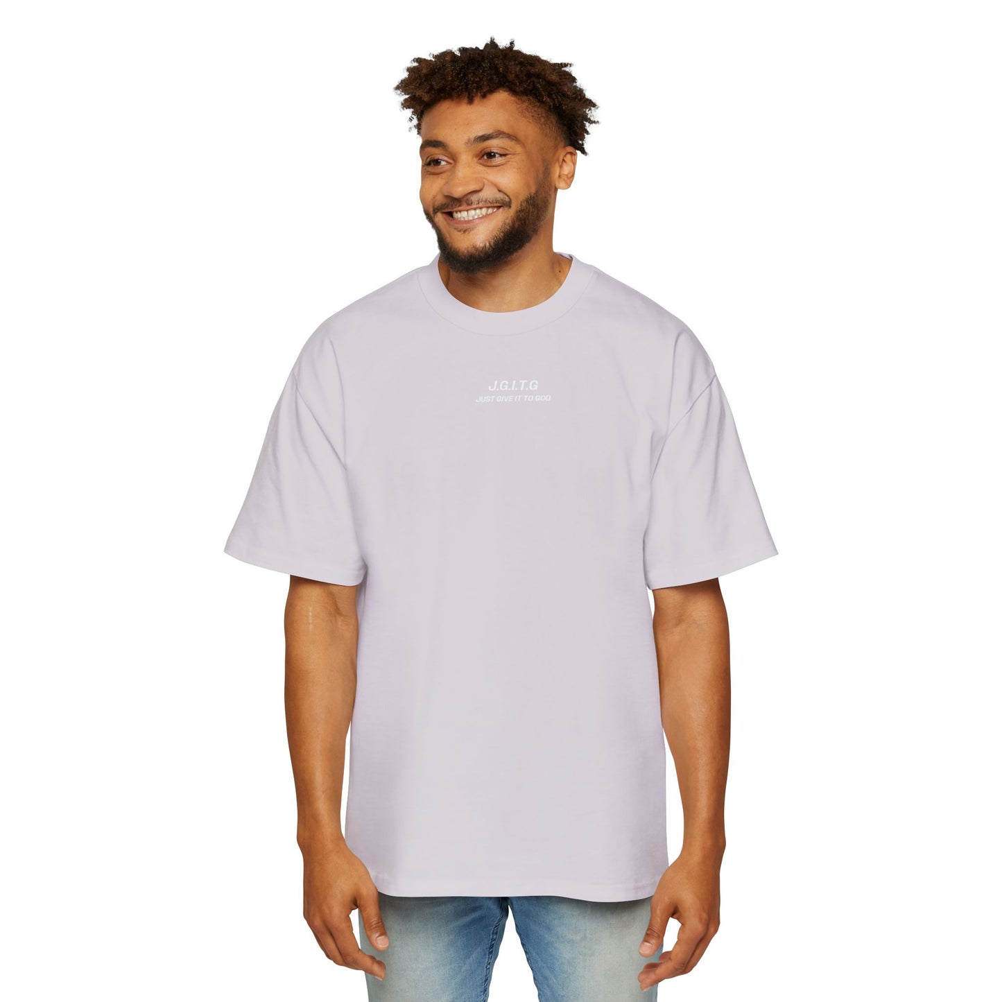 Men's Heavy Oversized Tee - Relaxed Fit, Casual Streetwear, Comfortable Everyday Wear, Gift for Him, Unisex Style